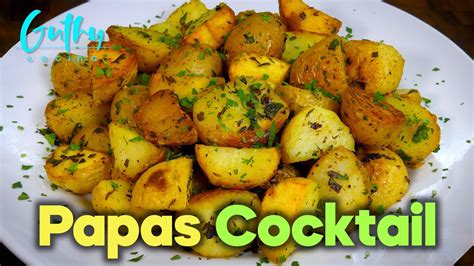 Papas Cocktail A Las Finas Hierbas Receta F Cil Y S Per Sabrosa Qu