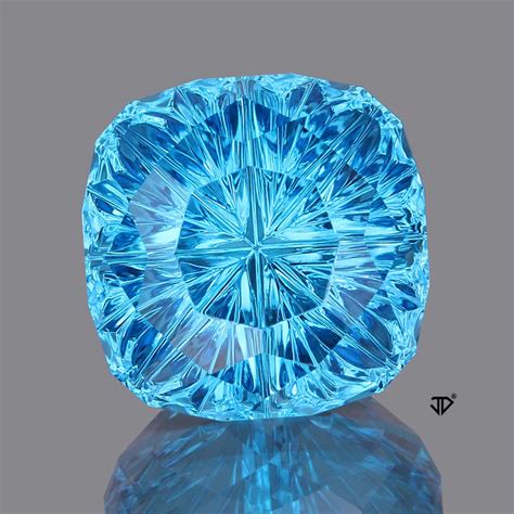 Swiss Blue Topaz Gemstone 14 83ct John Dyer Precious Gemstones Co