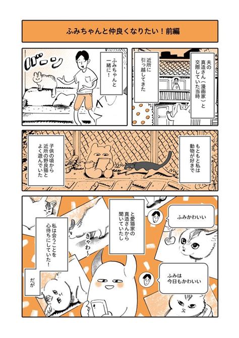 「🐱新連載のお知らせ🐱 ダ・ヴィンチニュースさんで猫エッセイ漫画の新連載が始まりました うちの猫見て〜 続き」谷口 菜津子の漫画