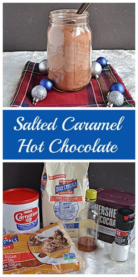 Delicious Salted Caramel Hot Chocolate Mix