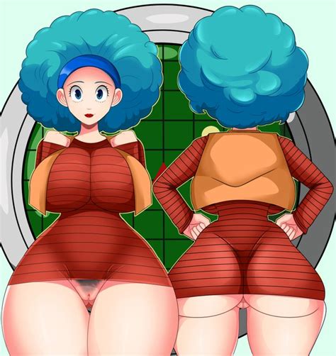 Rule 34 1girls Afro Ass Big Ass Big Butt Blue Hair Bulma Bulma Afro