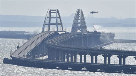 Crimea bridge blast could escalate Russia's war in Ukraine : NPR