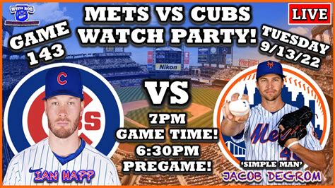 New York Mets Vs Chicago Cubs Game Mets News Mets Game Mets