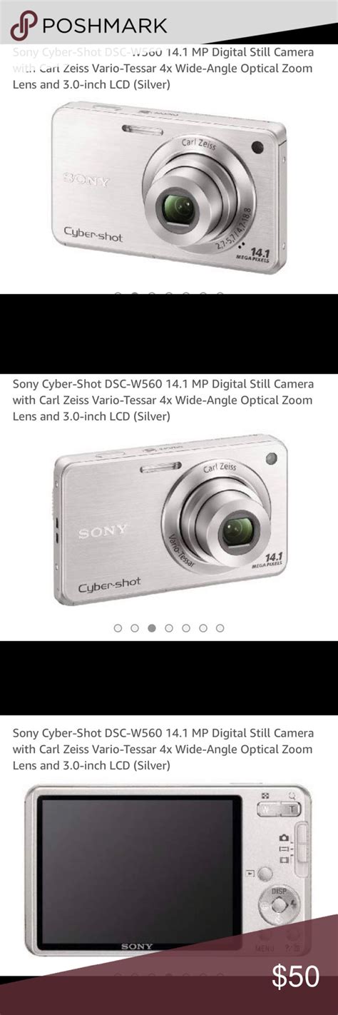 Sony Cyber Shot Dsc W560 14 1 Mp Still Camera Sony Sony Cybershot