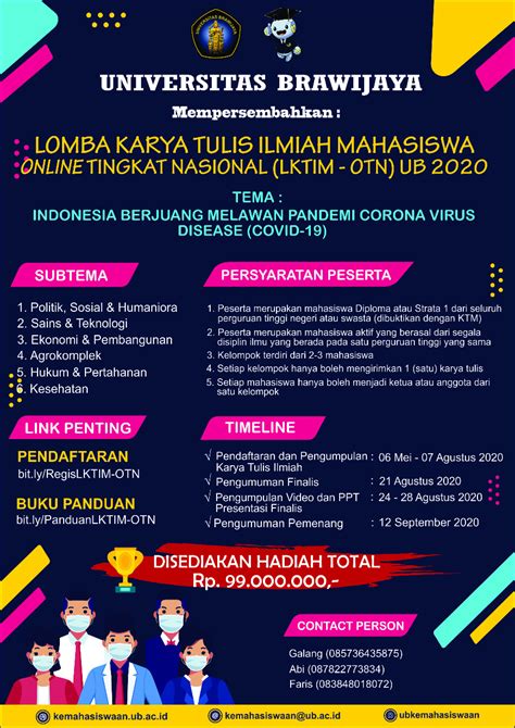 Lomba Karya Tulis Ilmiah Mahasiswa Online Tingkat Nasional Universitas