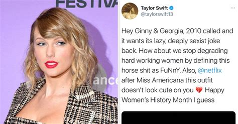 Taylor Swift Criticizes Netflix Show “ginny And Georgia” For Sexist