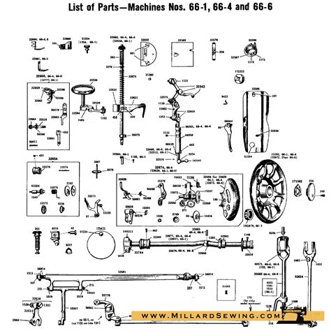 Tension Assembly, Complete (Original) for Singer 66 & 99 Class Sewing Machines – Millard Sewing ...