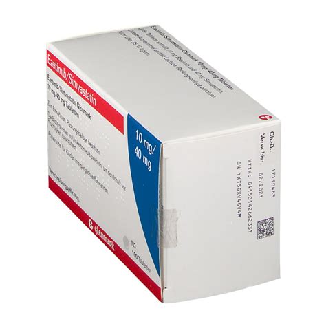 Ezetimib Simvastatin Glenmark Mg Mg St Mit Dem E Rezept