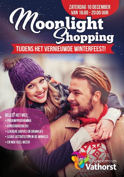 Moonlight Shoppen Op Zaterdag 10 December Van 1600 Tot 2000 Uur Met