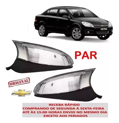 Par Pisca Seta Retrovisor Vectra Original