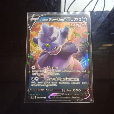 Jual Galarian Slowking V Rrr S A Tcg Pokemon Indonesia Trading