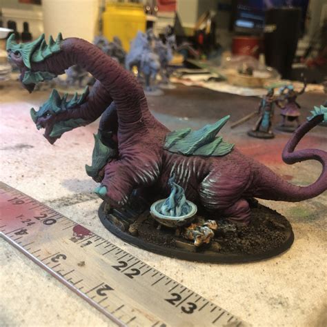 3D Print Of Savage Beasts Of Kinjo Island Primordial Hydra By