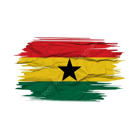 Ghana Flag Transparent Watercolor Brush Vector, Ghana Flag, Brush Stroke, Flag PNG and Vector ...