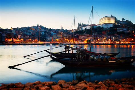 Night Scene of Porto, Portugal Stock Photo - Image of exterior, oporto: 101179174