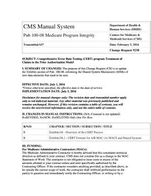 Fillable Online Cms Cms Manual System Department Of Health Cms Fax