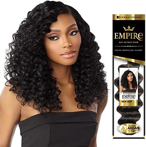 Amazon.com : Sensationnel EMPIRE CURLY weave hair - virgin Human hair ...