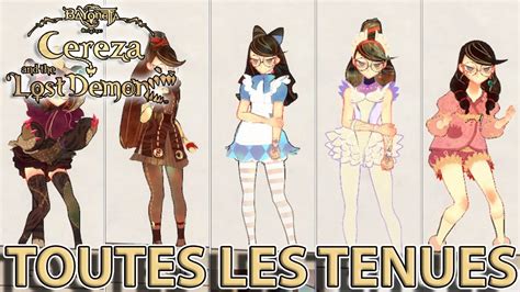 Tous Les Costume Tenue Bayonetta Origins Cereza And The Lost Demon