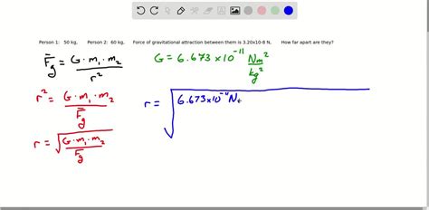 See Sample Problem C. The gravitational force of attraction between two ...