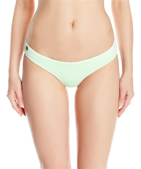 Women S Porcelain Wave Reversible Signature Cut Bikini Bottom Natural