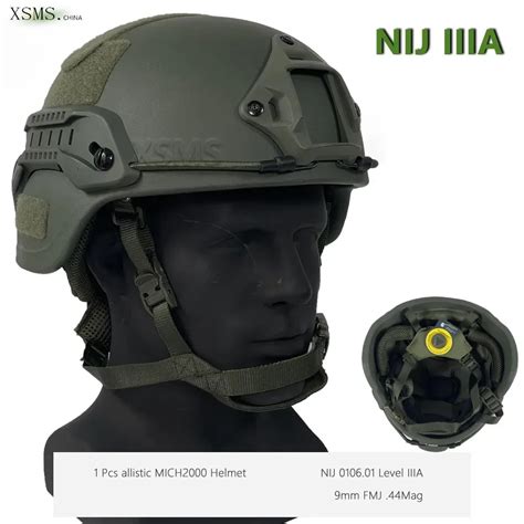 Nij Iiia A Bulletproof Helmet Mich Low Cut Boa Cam Fit Dial Epic Liner