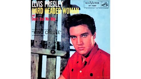 Elvis Presley Hard Headed Woman 1958 YouTube