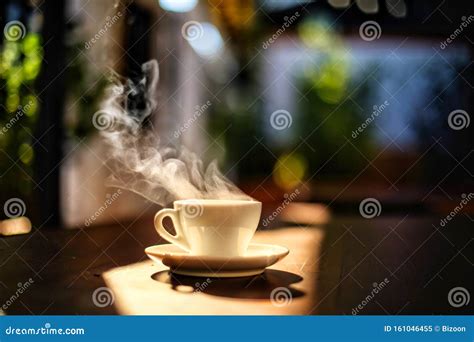 Steamy Kaffekopp I Solljus Fotografering F R Bildbyr Er Bild Av Nytt