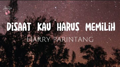 DISAAT KAU HARUS MEMILIH PANCE F PONDAAG COVER BY HARRY PARINTANG