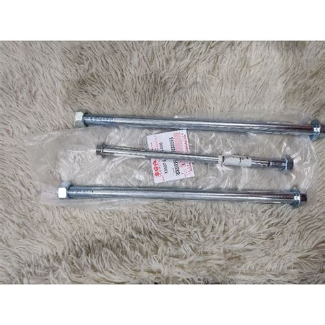 3pc Shaft Tayar Depan Belakang Swing Arm Shaft Batang Sap Skali Nut