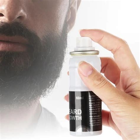 60ml Men Beard Growth Spray Natural Accelerate Beard Growth Oil Facial