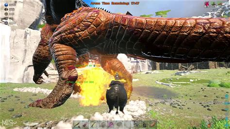 Ark Magmasaur Boss Fight