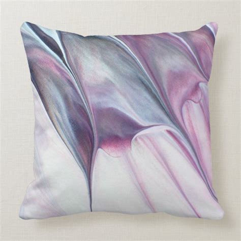 Dark Purple Abstract Throw Pillow Zazzle Abstract Throw Pillow