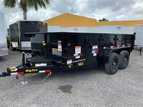 Big Tex 7x14 Dump Trailer 7 Ton 14lp 14 Trailer Nation