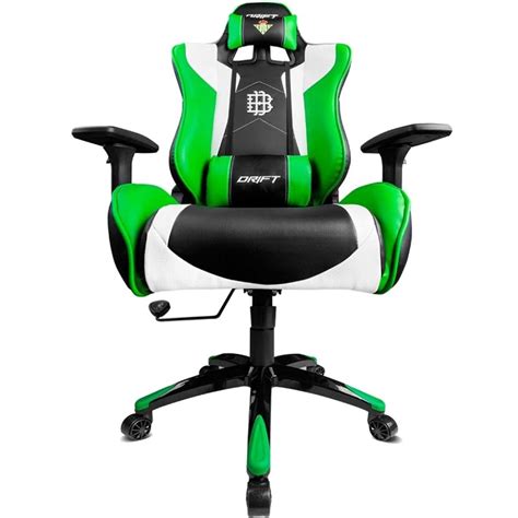 Silla Gaming Drift Real Betis Verde Blanco Negro Para PC Drift El