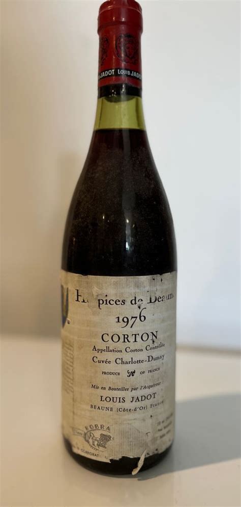 1976 Hospices de Beaune Corton Cuvée Charlotte Dumay Maison Louis Jadot