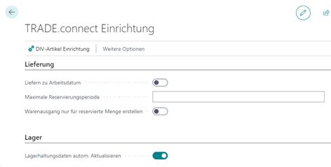 Lieferung Und Lager Trade Connect Dokumentation