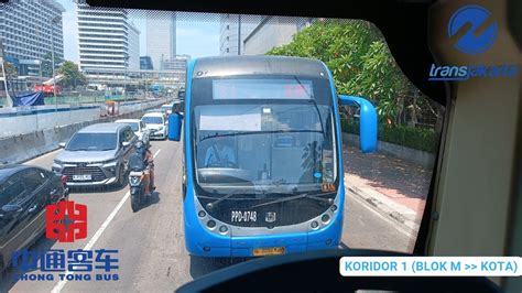 Trip Transjakarta Zhong Tong Bus Lck Gc Cng Articulated Ppd