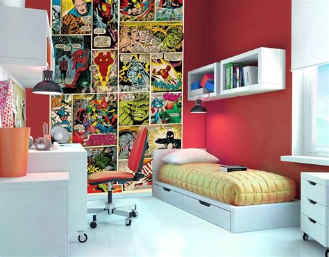 1wall Marvel Comic Strip Wall Mural