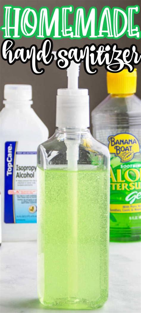 Making Homemade Hand Sanitizer Is Super Easy If You Are Wanting To Save Money Or You Are On The