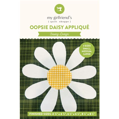 Oopsie-Daisy Appliqué: Sewing Version (Downloadable Pattern) – My