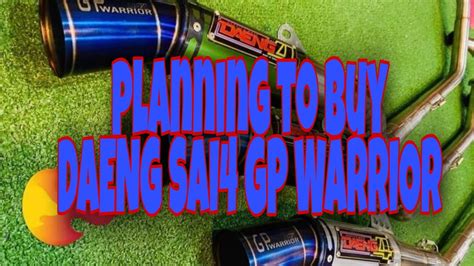 PLANING TO BUY DAENG SAI4 GP WARRIOR Work It Ba Blink Tv Moves