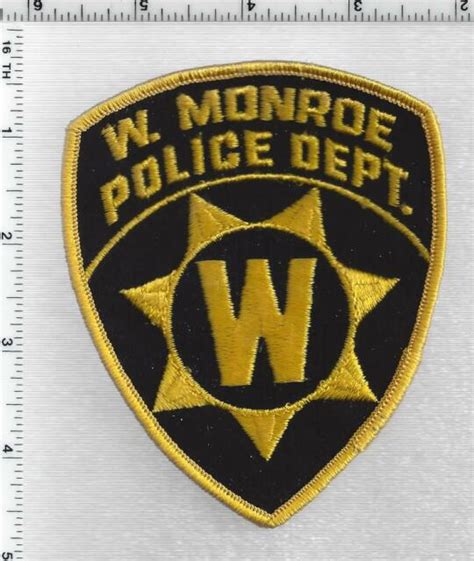 West Monroe Police Louisiana 1st Issue Shoulder Patch Ebay