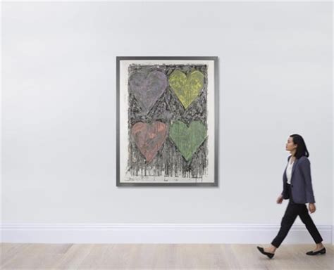 Four Hearts In Silver By Jim Dine On Artnet