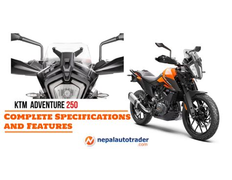 Ktm 250 Adventure Motorbike Complete Specifications And Features