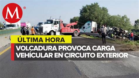 Accidente En El Circuito Exterior Mexiquense Revolvedora Sali Del