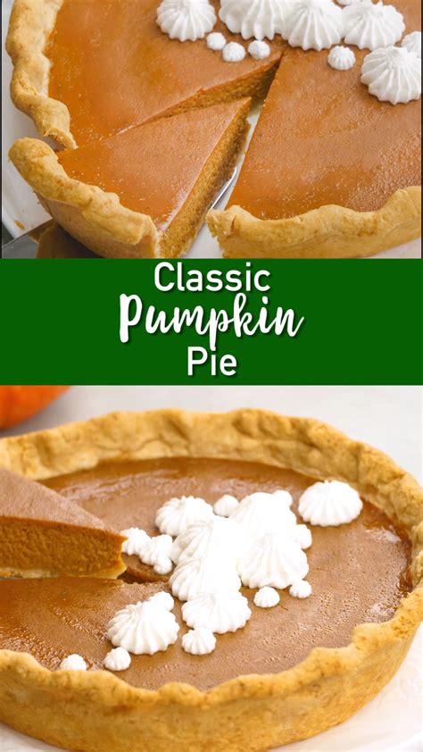 Classic Pumpkin Pie Artofit