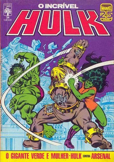 Cover for O Incrível Hulk Editora Abril 1983 series 34 Marvel