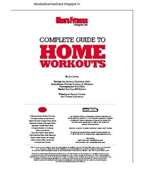 Men’s Fitness: Complete Guide to Home Workouts PDF by Bookitude