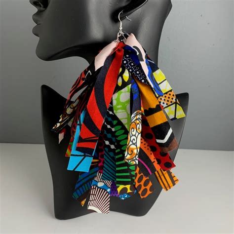 Ankara Earrings Etsy