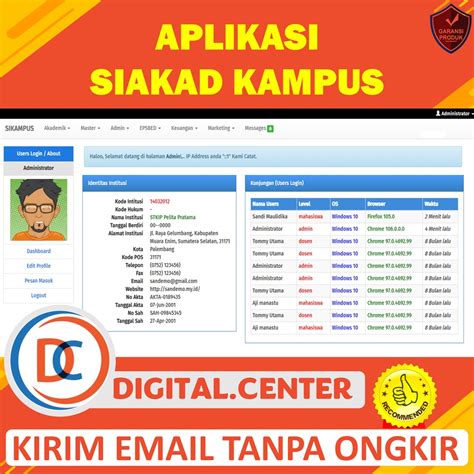 Jual Aplikasi Sistem Informasi Akademik Kampus Siakad Kampus Shopee Indonesia