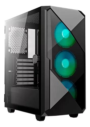 Gabinete Gamer Preto Gamemax Revolt Argb Vidro